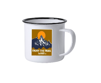 Taza Metal Enjoy The Trail