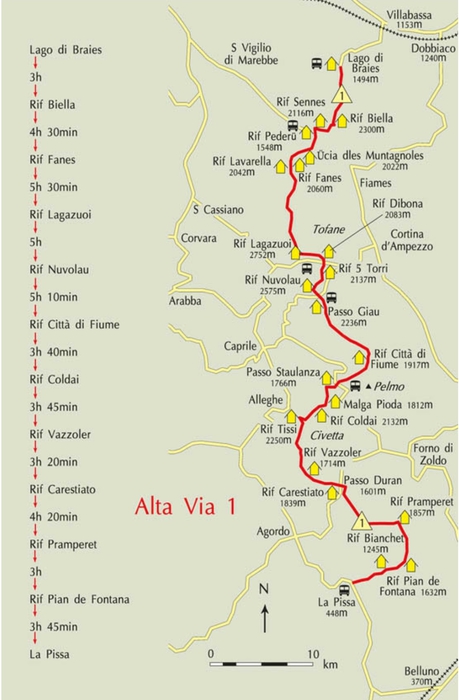 Dolomitas Alta Via 1