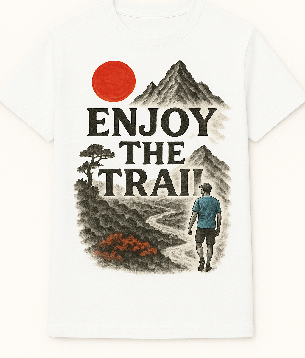 Camiseta Algodón Enjoy The Trail Japon Delantera