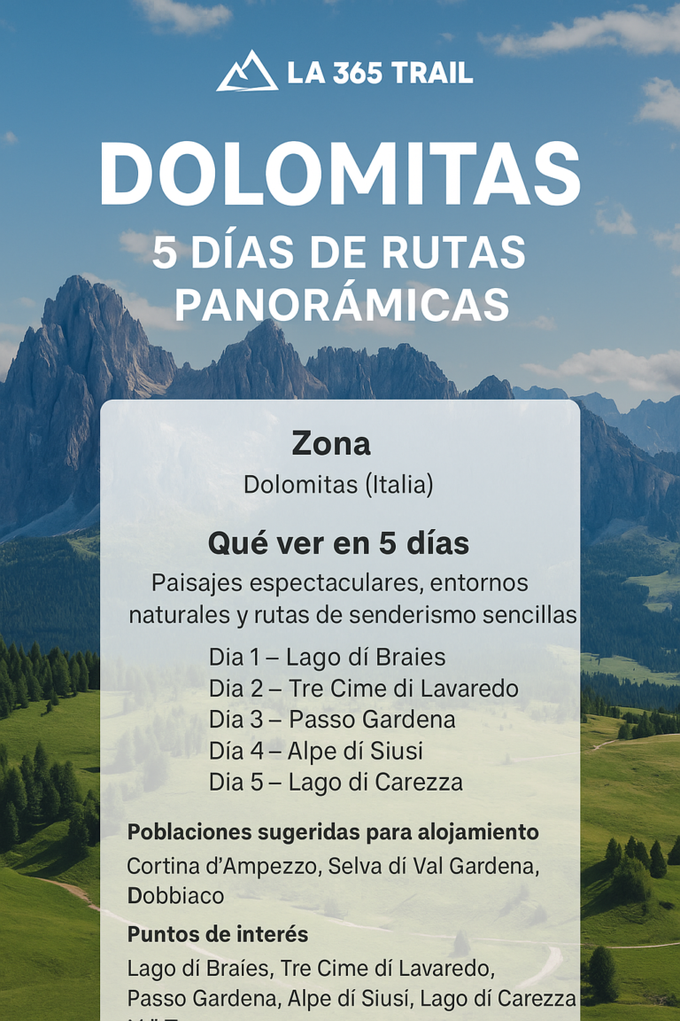 Dolomitas rutas panoramicas