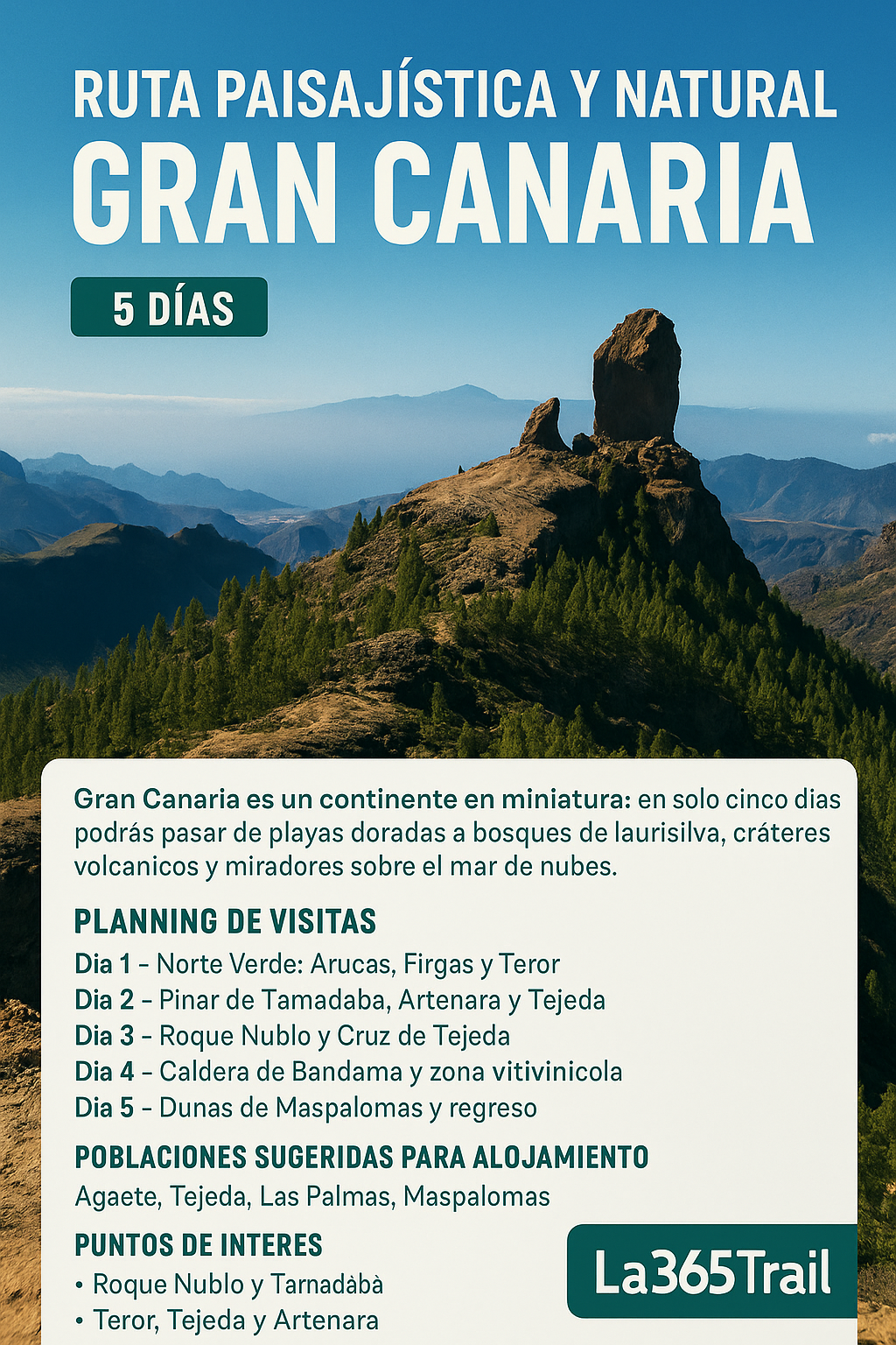 Gran Canaria ruta paisajistica y natural