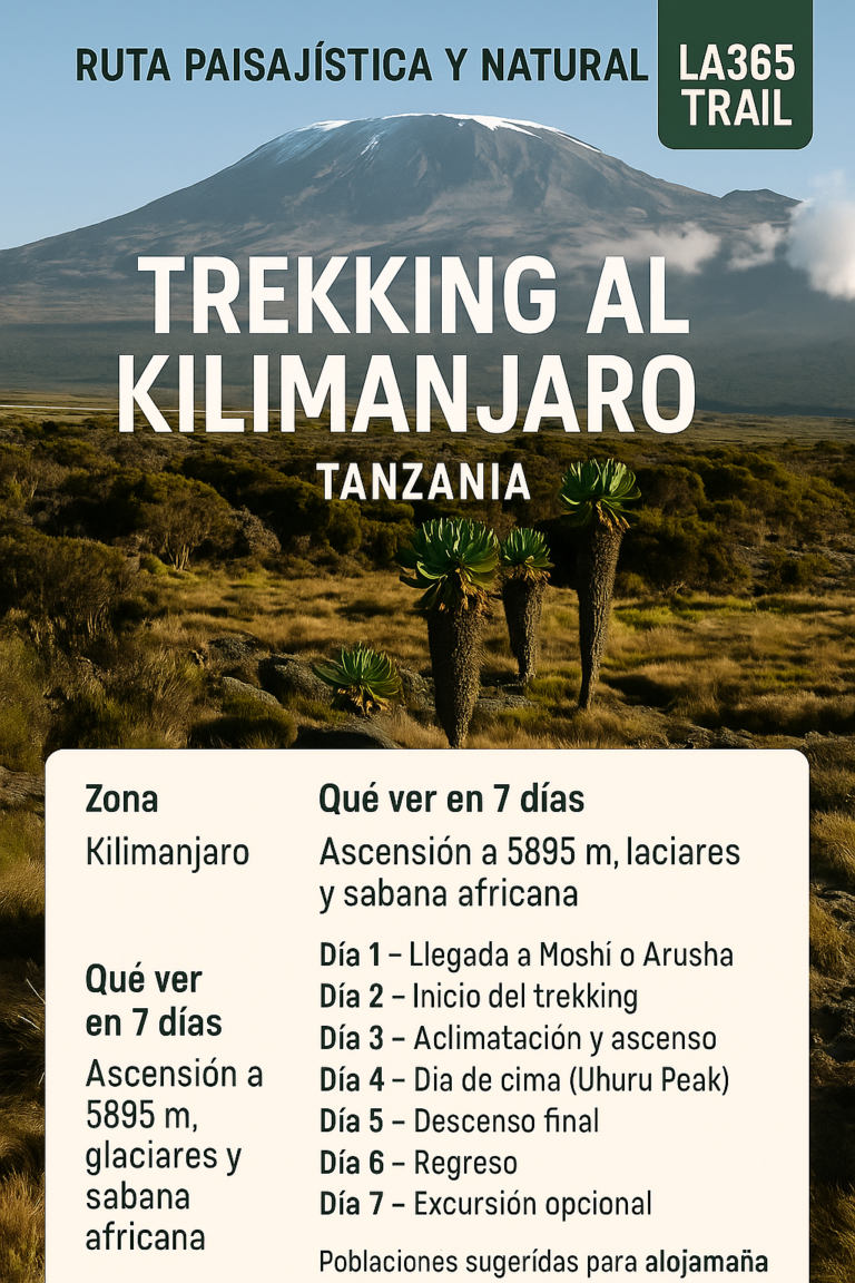 Ruta Trekking Klimanjaro
