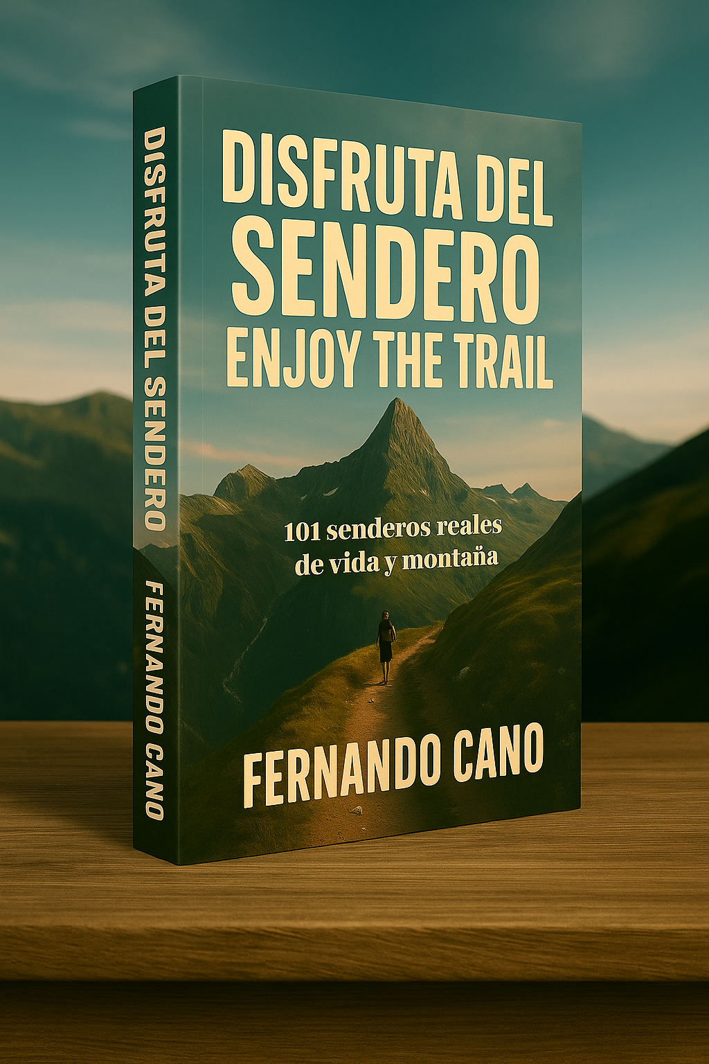 Portada 3D Libro Disfruta del Sendero